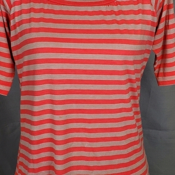 Fenn Wright Manson top, pink/light brown stripes, size L - Picture 4 of 5